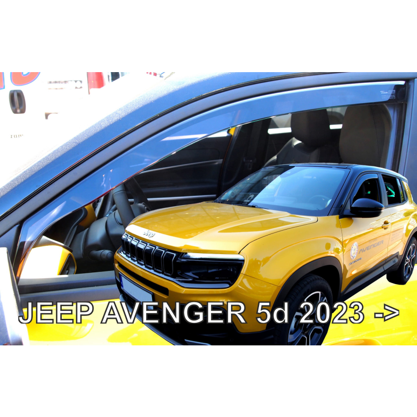 Ανεμοθραύστες για Jeep Avenger 5d 2023+ Φιμέ Σετ 4τμχ Heko για Μπροστινά και Πίσω Παράθυρα 1 anem19134 sq