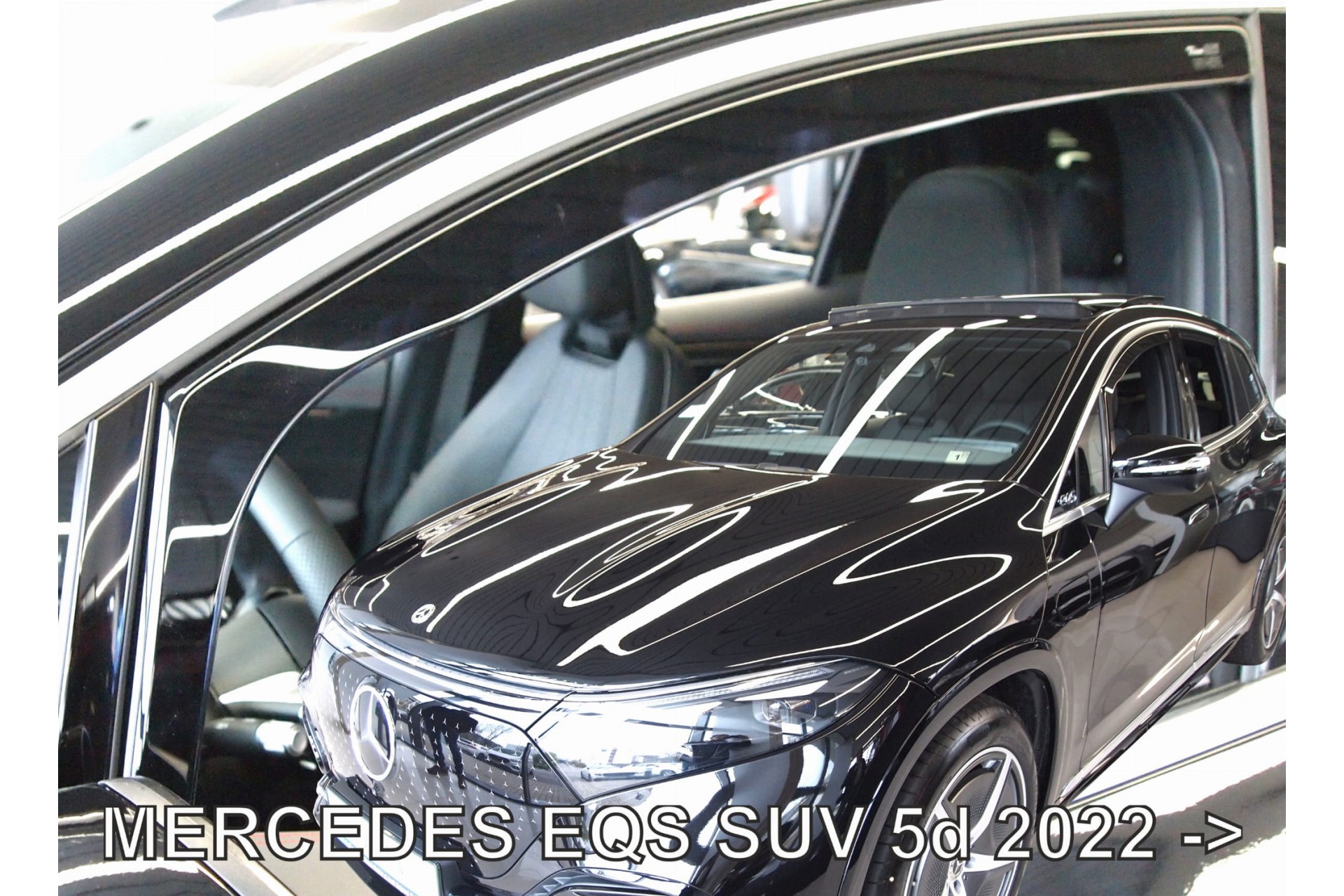 Mercedes Eqs Suv 5d 2022+Ανεμοθραύστες Φιμέ Σετ 2τμχ Heko 1 anemothr 23644