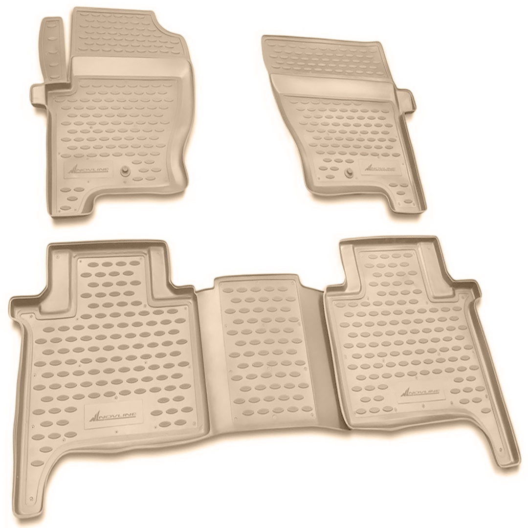 Land Rover Range Rover Sport 2005-2012 Λαστιχένια Πατάκια Μαρκέ Σετ 4τμχ Μαύρα Novline 1 car251