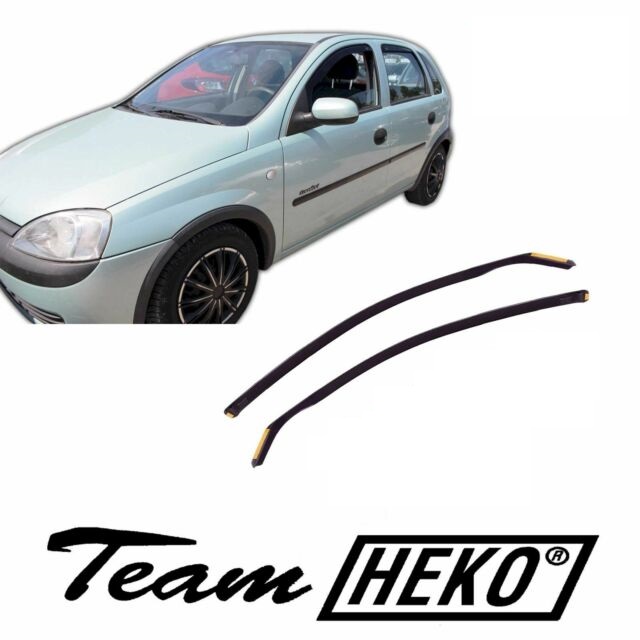 Ανεμοθραύστες για Opel Corsa C 5D 2000-2006 της Heko Σετ 2τμχ Φιμέ 25345 (tp) 1 opel corsa c 5d 2000 2006 ανεμοθραύστες HEKO 2