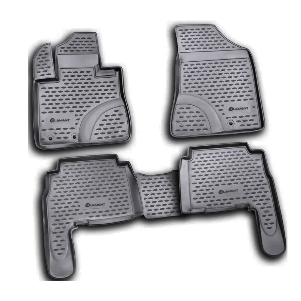 Kia Sorento 5d 2009-2012 Λαστιχένια Tpe Πατάκια Μαρκέ Σετ 4τμχ Μαύρα Novline 1 this one