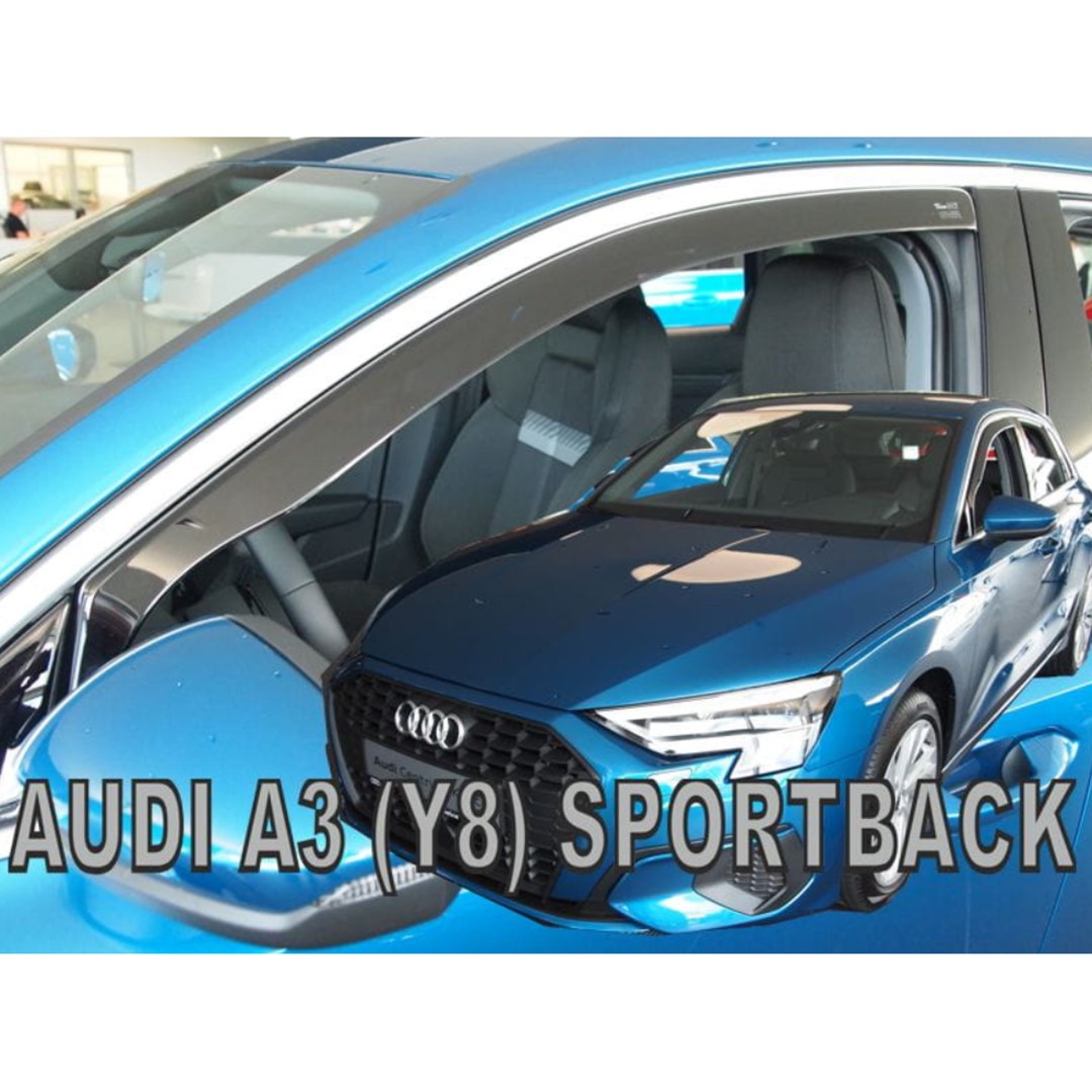 Audi A3 Y8 Limousine 4d 2020+ / A3 Y8 Sportback 5d 2020+ Φιμέ Ανεμοθραύστες Heko Σετ 2τμχ 1 ΑΝΕΜ10271 1
