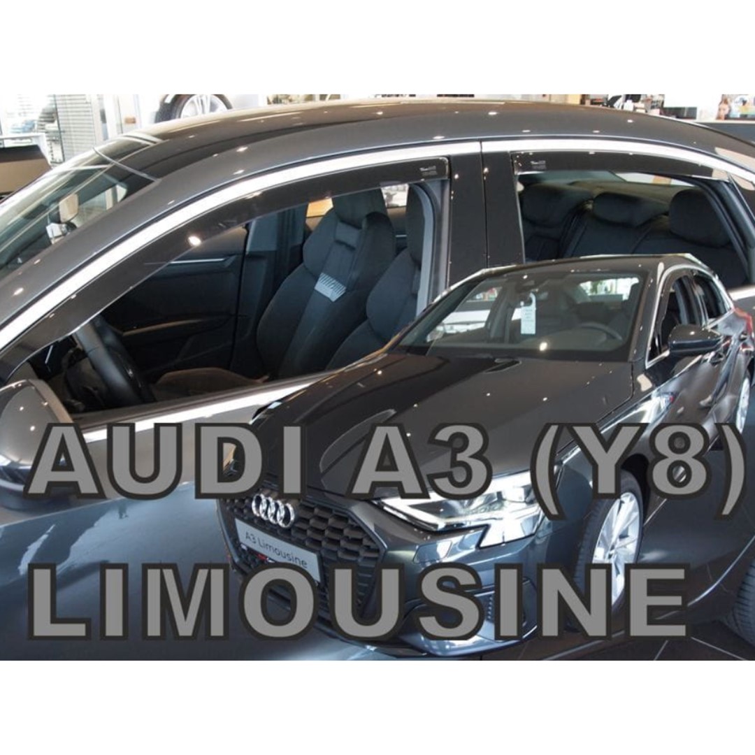 Audi A3 Y8 Lim. 4d 2020+ Φιμέ Ανεμοθραύστες Heko Σετ 4τμχ για Μπρος-Πίσω Παράθυρα 1 ΑΝΕΜSET10273