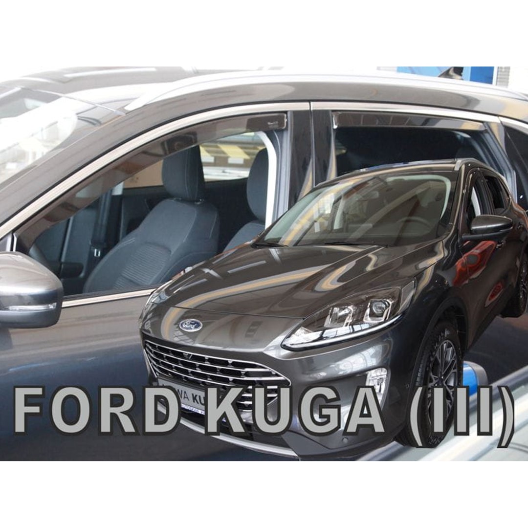 Ford Kuga 5d 2019+ Φιμέ Ανεμοθραύστες Heko Σετ 4τμχ για Μπρος-Πίσω Παράθυρα 1 ΑΝΕΜSET15333