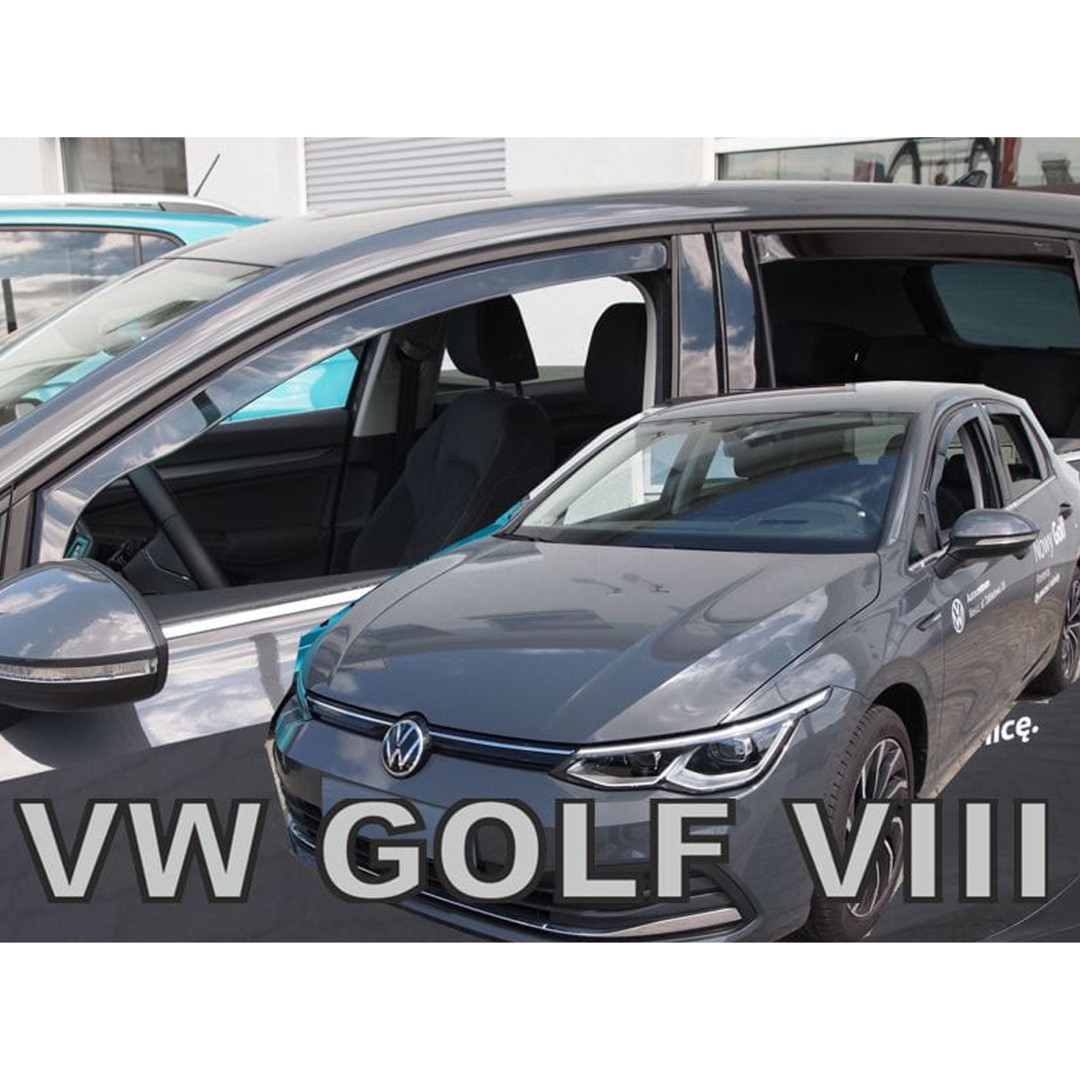 Ανεμοθραύστες Vw Golf 8 5d 2020+ της Heko Σετ 4τμχ Φιμέ Πλαστικοί για Μπρος-Πίσω Παράθυρα ΑΝΕΜ.SET31020 (tp) 1 ΑΝΕΜSET31020
