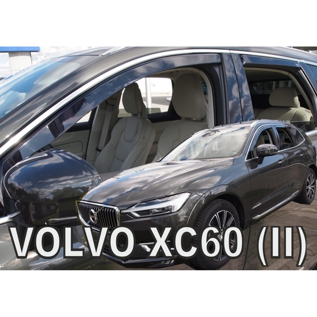 Volvo Xc60 Ii 5d 2017+ Φιμέ Ανεμοθραύστες Heko Σετ 4τμχ για Μπρος-Πίσω Παράθυρα 1 ΑΝΕΜSET31261