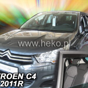 Ανεμοθραύστες Citroen II C4 5D 2010-2017 Φιμέ Heko Σετ 4τμχ 12251