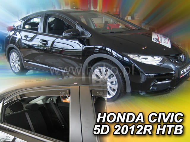 Ανεμοθραύστες Honda Civic 5D 2012-2016 Φιμέ Heko Σετ 4τμχ 17163 1 Ανεμοθραύστες Honda Civic 5D 2012-2016 Φιμέ Heko Σετ 4τμχ 17163