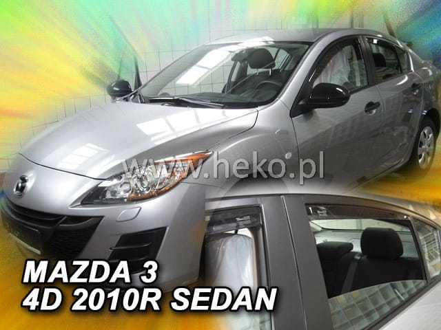 Ανεμοθραύστες MAZDA 3 II 4D SEDAN 2008-2014 Φιμέ Σετ 4τμχ Heko 23153 1 Ανεμοθραύστες MAZDA 3 II 4D SEDAN 2008-2014 Φιμέ Σετ 4τμχ Heko 23153