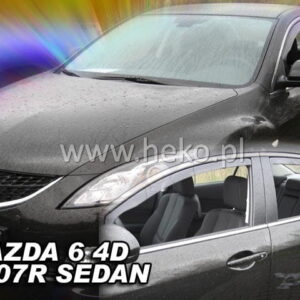 Ανεμοθραύστες MAZDA 6 II 5D (GH) SEDAN 2007-2013 Φιμέ Σετ 4τμχ Heko 23146