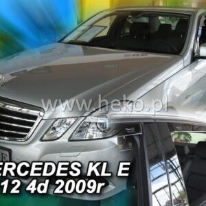 Ανεμοθραύστες Mercedes Class E W212 4D 2009-2016 Φιμέ Heko Σετ 4τμχ 23275