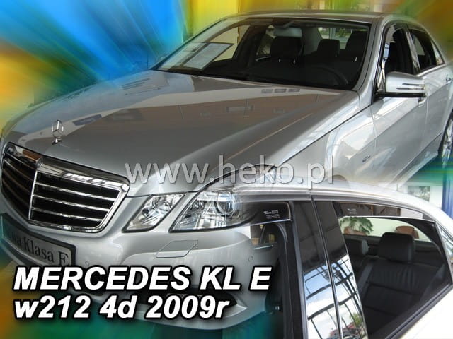 Ανεμοθραύστες Mercedes Class E W212 4D 2009-2016 Φιμέ Heko Σετ 4τμχ 23275 1 Ανεμοθραύστες Mercedes Class E W212 4D 2009-2016 Φιμέ Heko Σετ 4τμχ 23275