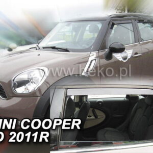 Ανεμοθραύστες Mini Cooper 5D 2011-2014 Φιμέ Heko Σετ 4τμχ 22202