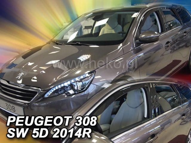 Ανεμοθραύστες Peugeot 308 II SW 5D 2014-2021 Φιμέ Heko Σετ 4τμχ 26155 1 Ανεμοθραύστες Peugeot 308 II SW 5D 2014-2021 Φιμέ Heko Σετ 4τμχ 26155