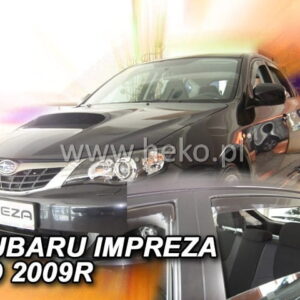 Ανεμοθραύστες SUBARU IMPREZA GH 5D 2007-2011 Φιμέ Σετ 4τμχ Heko 28509