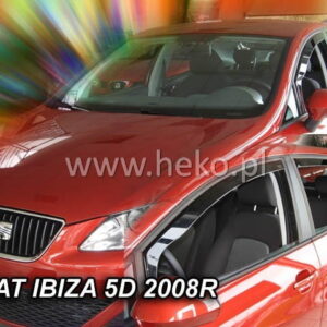 Ανεμοθραύστες Seat Ibiza IV (6J) 5D 2008-2017 Φιμέ Heko Σετ 2τμχ 28233