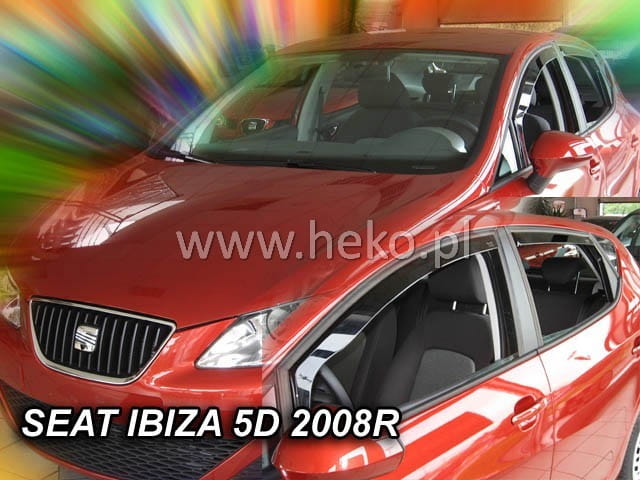 Ανεμοθραύστες Seat Ibiza IV 6J 5D 2008-2017 Φιμέ Heko Σετ 4τμχ 28234 1 Ανεμοθραύστες Seat Ibiza Iv 6J 5D 2008-2017 Φιμέ Heko Σετ 4τμχ 28234