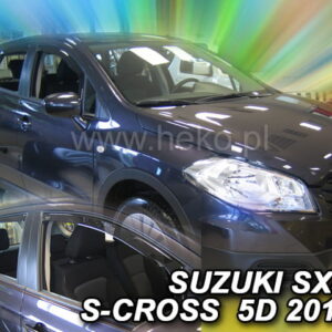 Ανεμοθραύστες Suzuki Sx4 II S-Cross 5D 08/2013-2021 Φιμέ Heko Σετ 4τμχ για Μπρος-Πίσω Παράθυρα