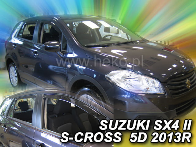 Ανεμοθραύστες Suzuki Sx4 II S-Cross 5D 08/2013-2021 Φιμέ Heko Σετ 4τμχ 1 Ανεμοθραύστες Suzuki Sx4 II S-Cross 5D 08/2013-2021 Φιμέ Heko Σετ 4τμχ για Μπρος-Πίσω Παράθυρα