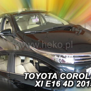 Ανεμοθραύστες Toyota Corolla E16 4D Sedan 2013-2019 Φιμέ Heko Σετ 4τμχ 29636