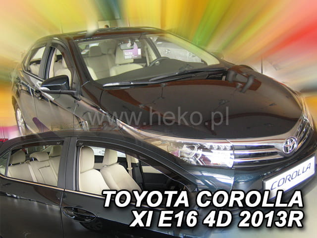 Ανεμοθραύστες Toyota Corolla E16 4D Sedan 2013-2019 Φιμέ Heko Σετ 4τμχ 29636 1 Ανεμοθραύστες Toyota Corolla E16 4D Sedan 2013-2019 Φιμέ Heko Σετ 4τμχ 29636