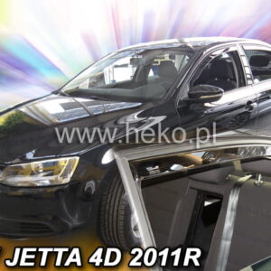 Ανεμοθραύστες VW JETTA 4D 2011+ Φιμέ Σετ 4τμχ Heko 31186