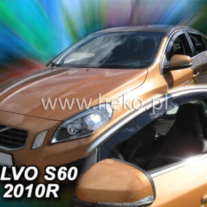 Ανεμοθραύστες Volvo S60 4D / V60 5D 2010-2018 Φιμέ Heko Σετ 2τμχ 31256