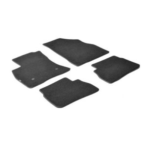 Fiat Doblo Cargo 5d 11/2000-12/2009 Μαρκέ Πατάκια Μοκέτας Σετ 4τμχ της Lampa μαύρα με κουμπώματα