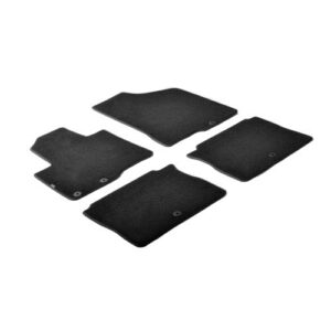 Hyundai Santa Fe 03/2011-09/2012 Μαρκέ Πατάκια Μοκέτας Σετ 4τμχ της Lampa μαύρα με κουμπώματα