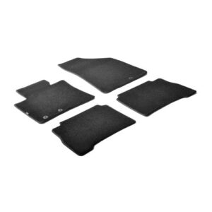 Kia Sorento 11/2009-09/2012 Μαρκέ Πατάκια Μοκέτας Σετ 4τμχ της Lampa μαύρα με κουμπώματα