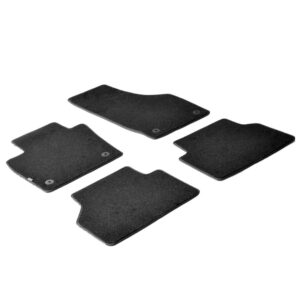 Audi Q3 10/2011-2018 Μαρκέ Πατάκια Μοκέτας Σετ 4τμχ της Lampa μαύρα με κουμπώματα