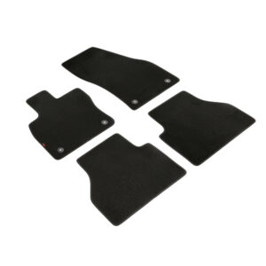 Vw Caddy Life 01/2021+ Πατάκια Μοκέτας Σετ 4τμχ Μαύρα με Κουμπώματα Lampa