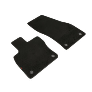 Vw Caddy Van 01/2021+ Πατάκια Μοκέτας Σετ 2τμχ Μαύρα με Κουμπώματα Lampa