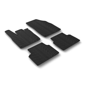 Vw Id.3 08/2020+ Λαστιχένια Πατάκια Σετ 4τμχ Μαύρα Lampa με Κουμπώματα