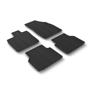 Audi Q4 E-tron 06/2021+ Λαστιχένια Πατάκια Σετ 4τμχ Μαύρα Lampa με Κουμπώματα