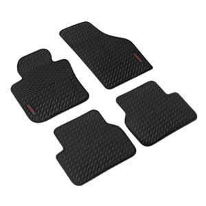 Vw Tiguan 5d 12/2007-04/2016 Λαστιχένια Πατάκια Σετ 4τμχ Μαύρα Lampa με Κουμπώματα