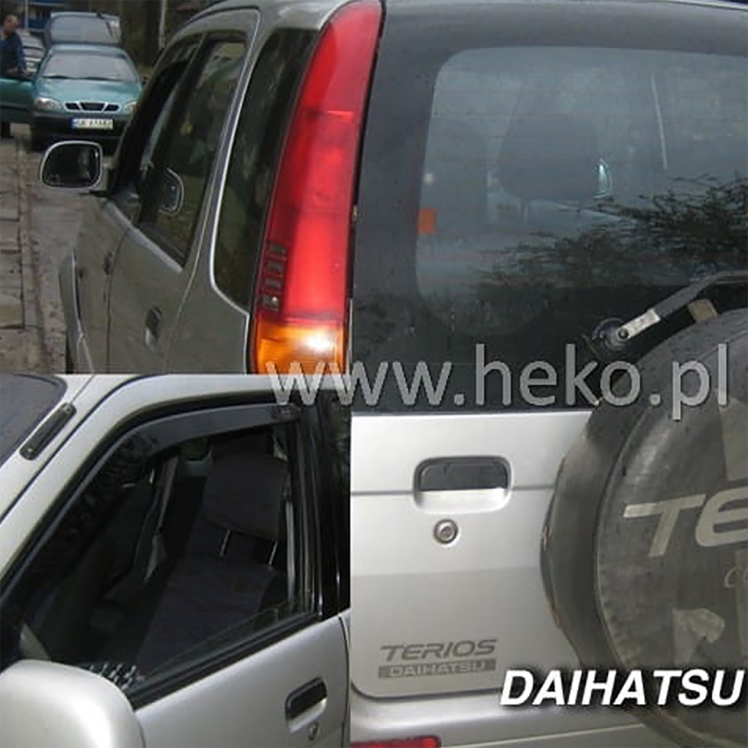 Ανεμοθραύστες Daihatsu Terios 5d 1998-2005 Φιμέ της Heko Σετ 2τμχ (tp) 1 Ανεμοθραύστες Daihatsu Terios 5d 1998-2005 Φιμέ της Heko Σετ 2τμχ (tp)
