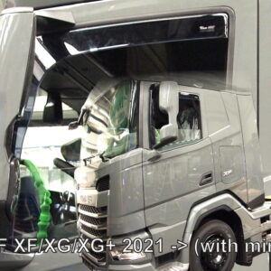 Ανεμοθραύστες για Daf Xf/xg/xg 2021+ με καθρέπτη (gb) Φιμέ Σετ 2τμχ Heko