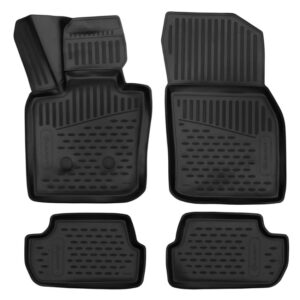 Mini One F56 2014+ Λαστιχένια Tpe Πατάκια Μαρκέ Σετ 4τμχ Μαύρα Novline