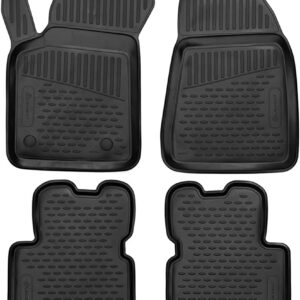 Alfa Romeo Giulietta 2010-2020 Λαστιχένια Tpe Πατάκια Μαρκέ Σετ 4τμχ Μαύρα Novline