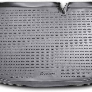 Ford Fiesta 5d 2002-2008 Λαστιχένιo Πατάκι Πορτ Μπαγκάζ Μαύρο Novline