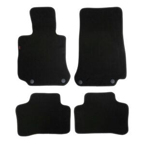 Mercedes Glc 5d 09/2015+ Μαρκέ Πατάκια Μοκέτας Σετ 4τμχ της Lampa μαύρα χωρίς κουμπώματα