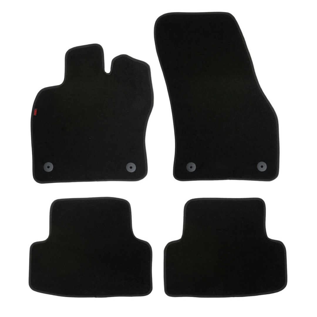 Seat Ateca 5d 07/2016+ Μαρκέ Πατάκια Μοκέτας Σετ 4τμχ της Lampa μαύρα με κουμπώματα 1 Seat Ateca 5d 07/2016+ Μαρκέ Πατάκια Μοκέτας Σετ 4τμχ της Lampa μαύρα με κουμπώματα