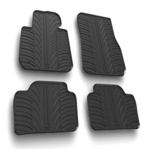 Bmw ΣΕΙΡΑ 3 F30 / F31 4d / 5d 02/2012-11/2018 Λαστιχένια Πατάκια Σετ 4τμχ Μαύρα Lampa με Κουμπώματα