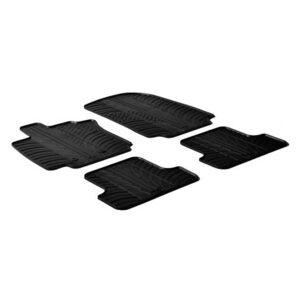 Renault Clio Iii 10/2005-2012 Λαστιχένια Πατάκια Σετ 4τμχ Μαύρα Lampa με Κουμπώματα