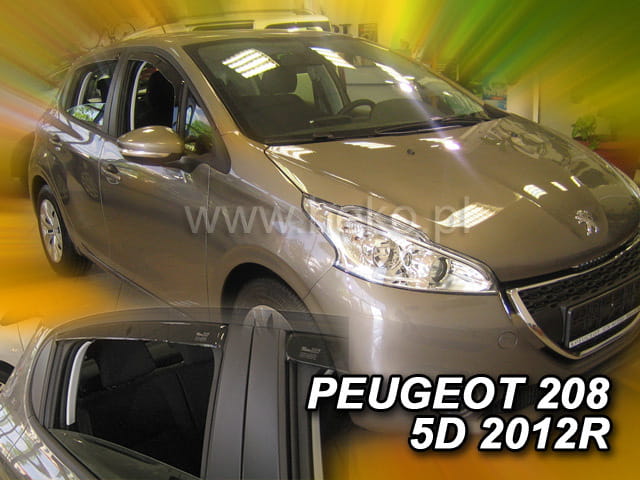 Ανεμοθραύστες Peugeot 208 5d 2012-2019 Φιμέ της Heko Σετ 4τμχ 26147 Μπρος-Πίσω Παράθυρα 1 Ανεμοθραύστες Peugeot 208 5d 2012-2019 Φιμέ της Heko Σετ 4τμχ 26147 Μπρος-Πίσω Παράθυρα
