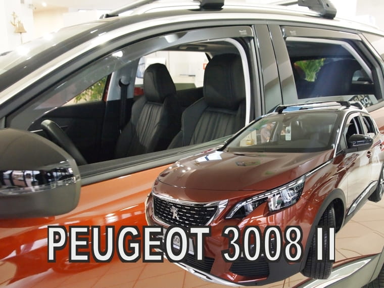 Ανεμοθραύστες Peugeot 3008 5d 2017-2024 Φιμέ της Heko Σετ 4τμχ 26157 1 Ανεμοθραύστες Peugeot 3008 5d 2017-2024 Φιμέ της Heko Σετ 4τμχ 26157