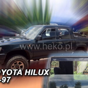 Ανεμοθραύστες για Toyota Hilux 4d N13 1989-1997 Φιμέ Σετ 4τμχ Heko