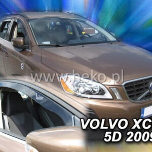 Ανεμοθραύστες για Volvo Xc60 5d 2008-2016 Φιμέ Heko Σετ 4τμχ για Μπρος-Πίσω Παράθυρα