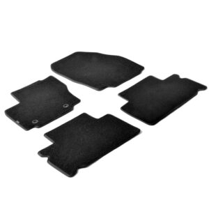 Ford S-max 06/2006-09/2015 Μαρκέ Πατάκια Μοκέτας Σετ 4τμχ της Lampa μαύρα με κουμπώματα